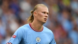 Erling Haaland missed several chances in Man City's Community Shield loss to Liverpool
