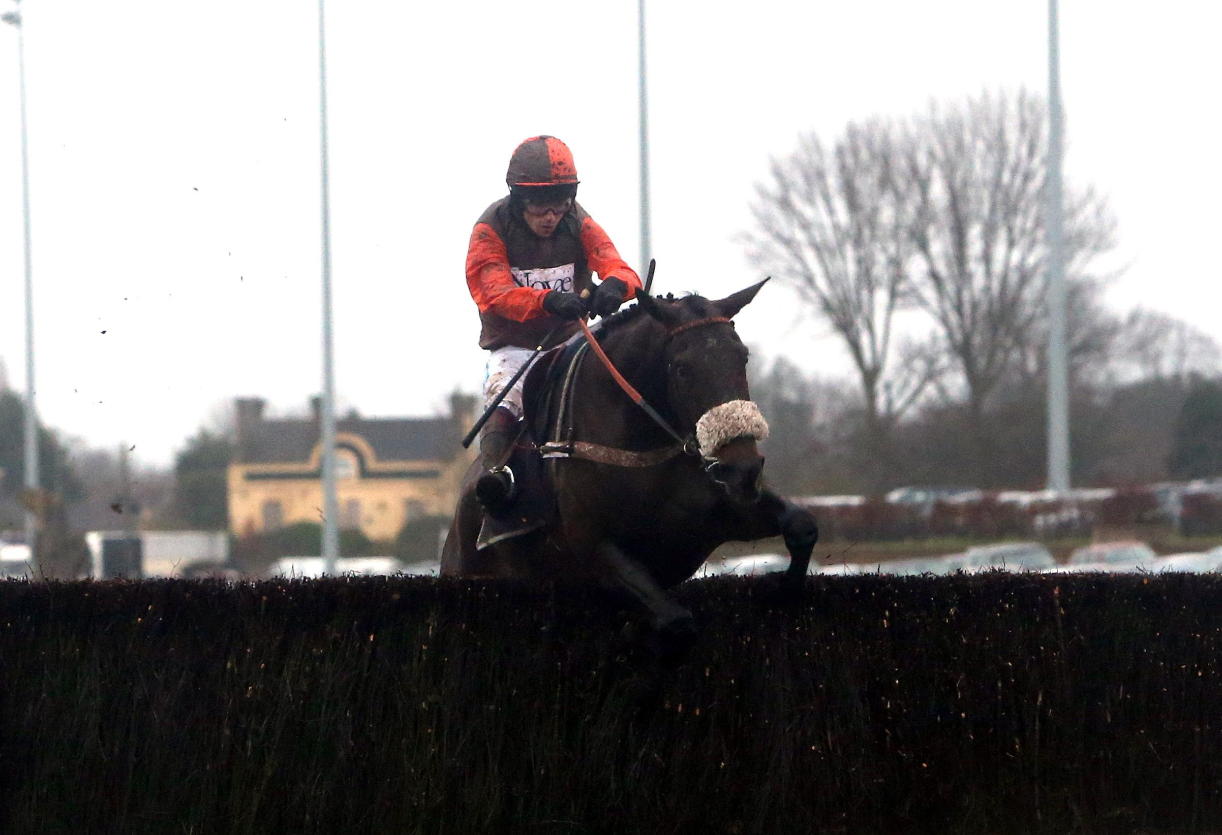 Long Run in action when winning his second King George