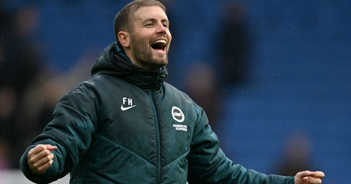 Brighton head coach Fabian Hurzeler