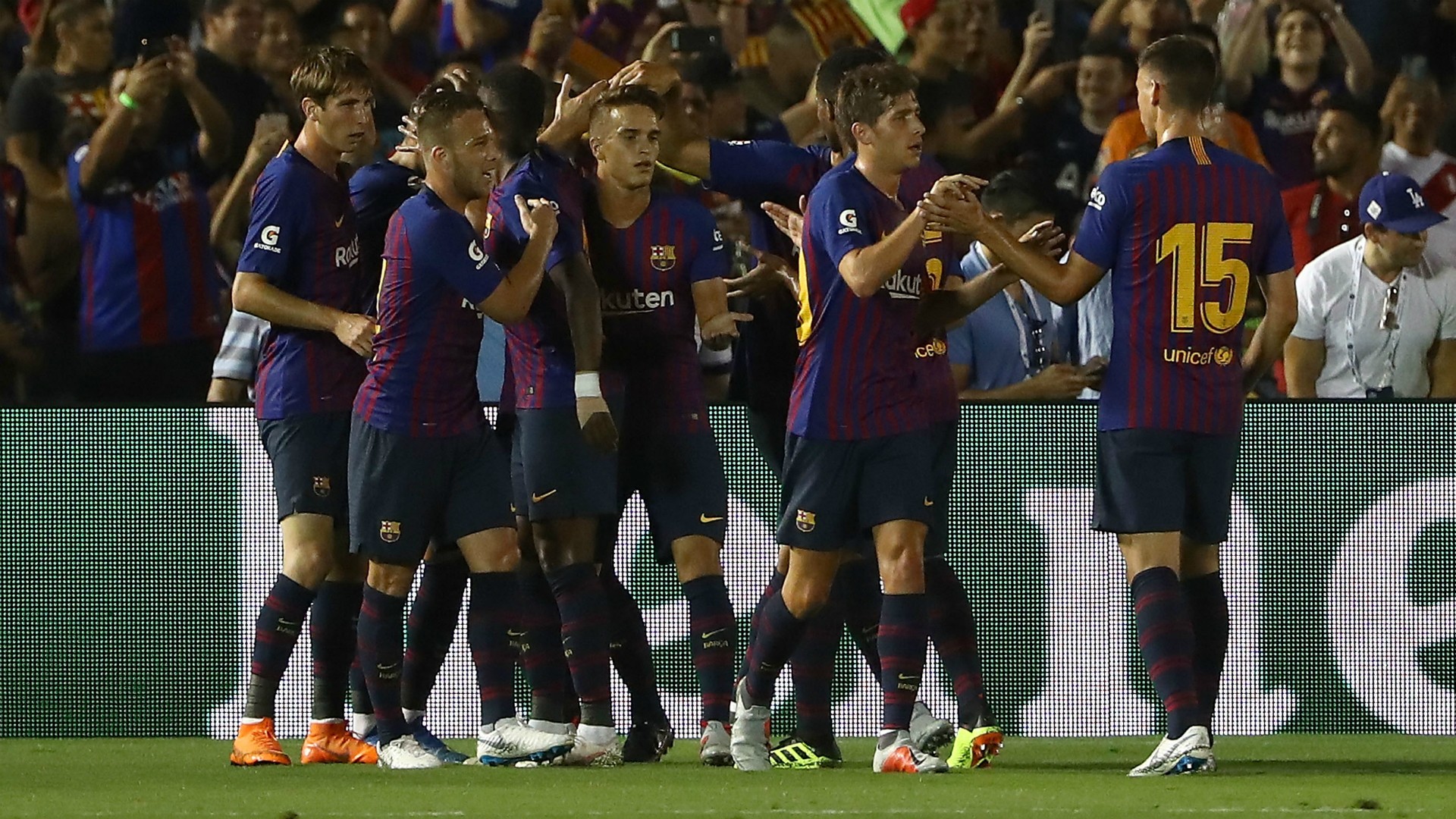 International Champions Cup 2018 Report Barcelona 2 Tottenham 2 5 3 On Penalties Malcom Seals Shoot Out Win Arthur Nets Stunner