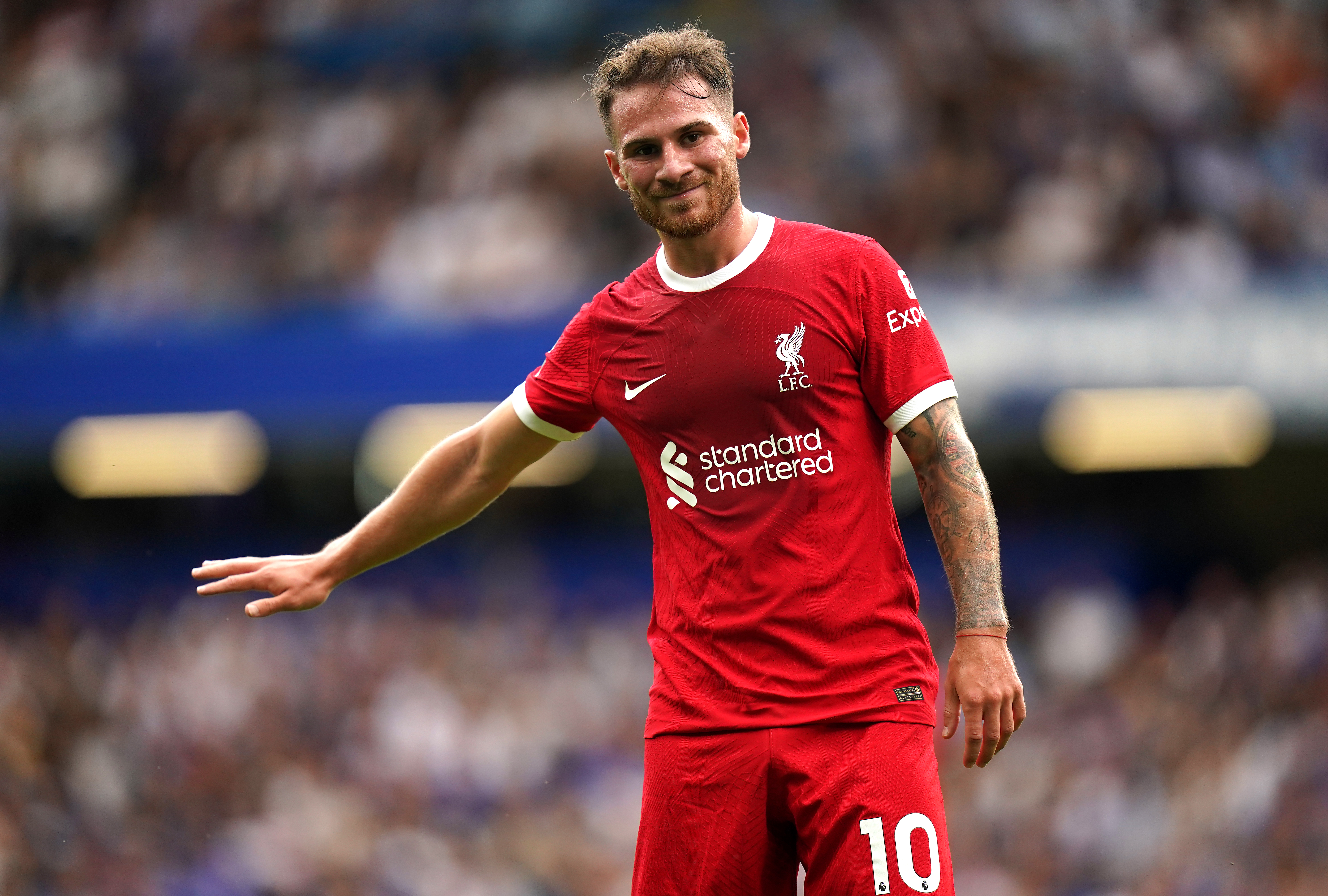 Mac Allister is playing in an unfamiliar deeper role since joining Liverpool