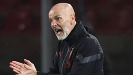 Stefano Pioli tried to encourage Milan from the touchline