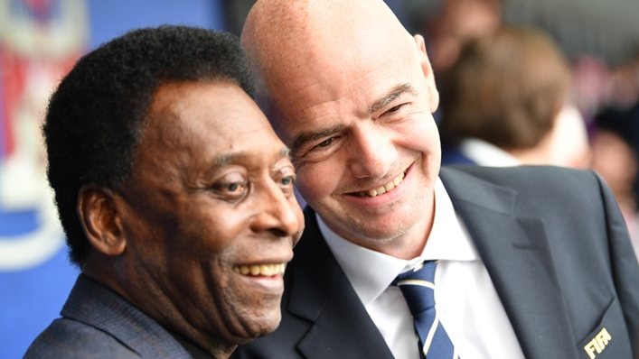 Gianni Infantino wants a permanent honour for Pele