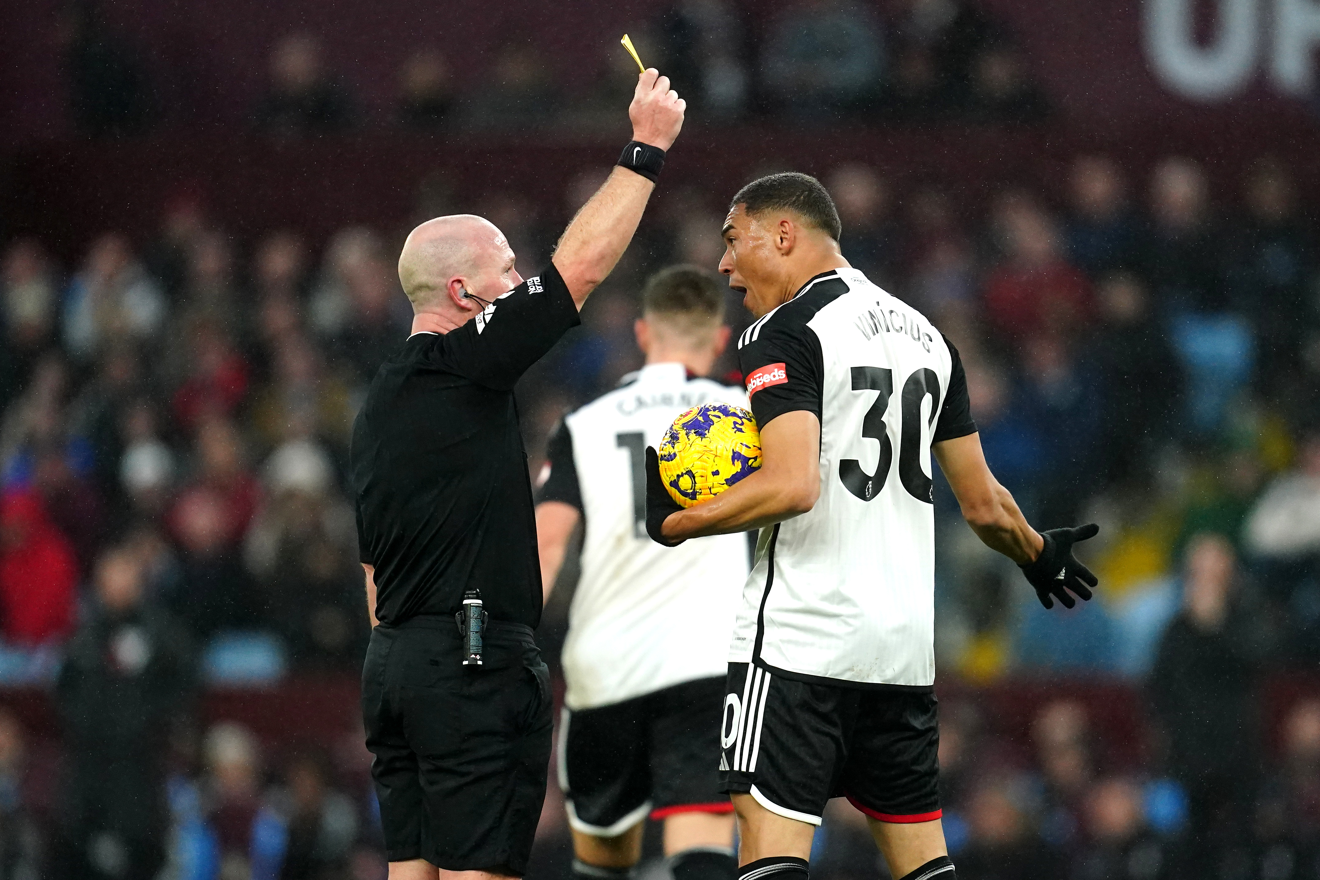 Referees have taken a tougher stance on dissent this season