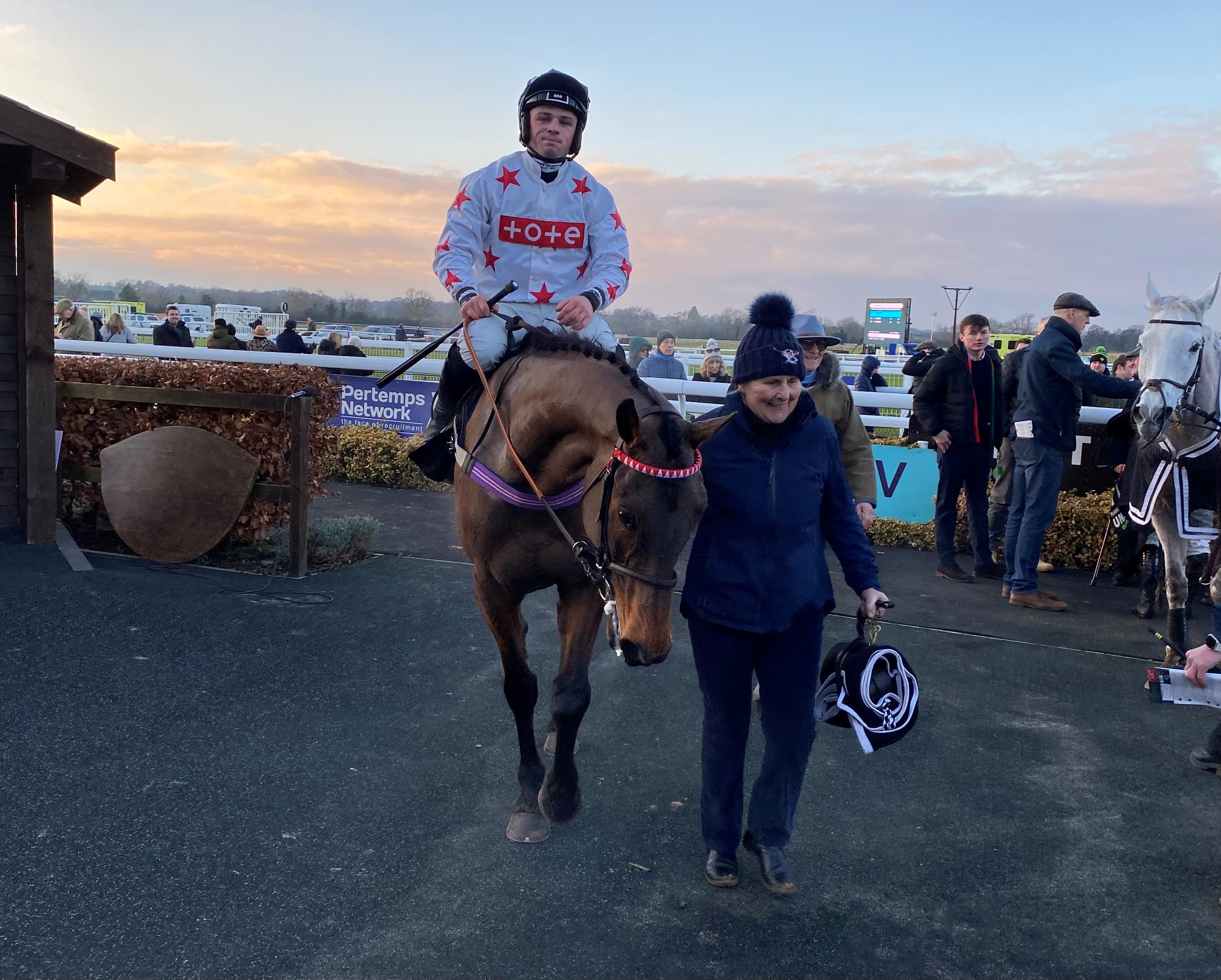 Aye Right finished a gallant second yet again at Warwick