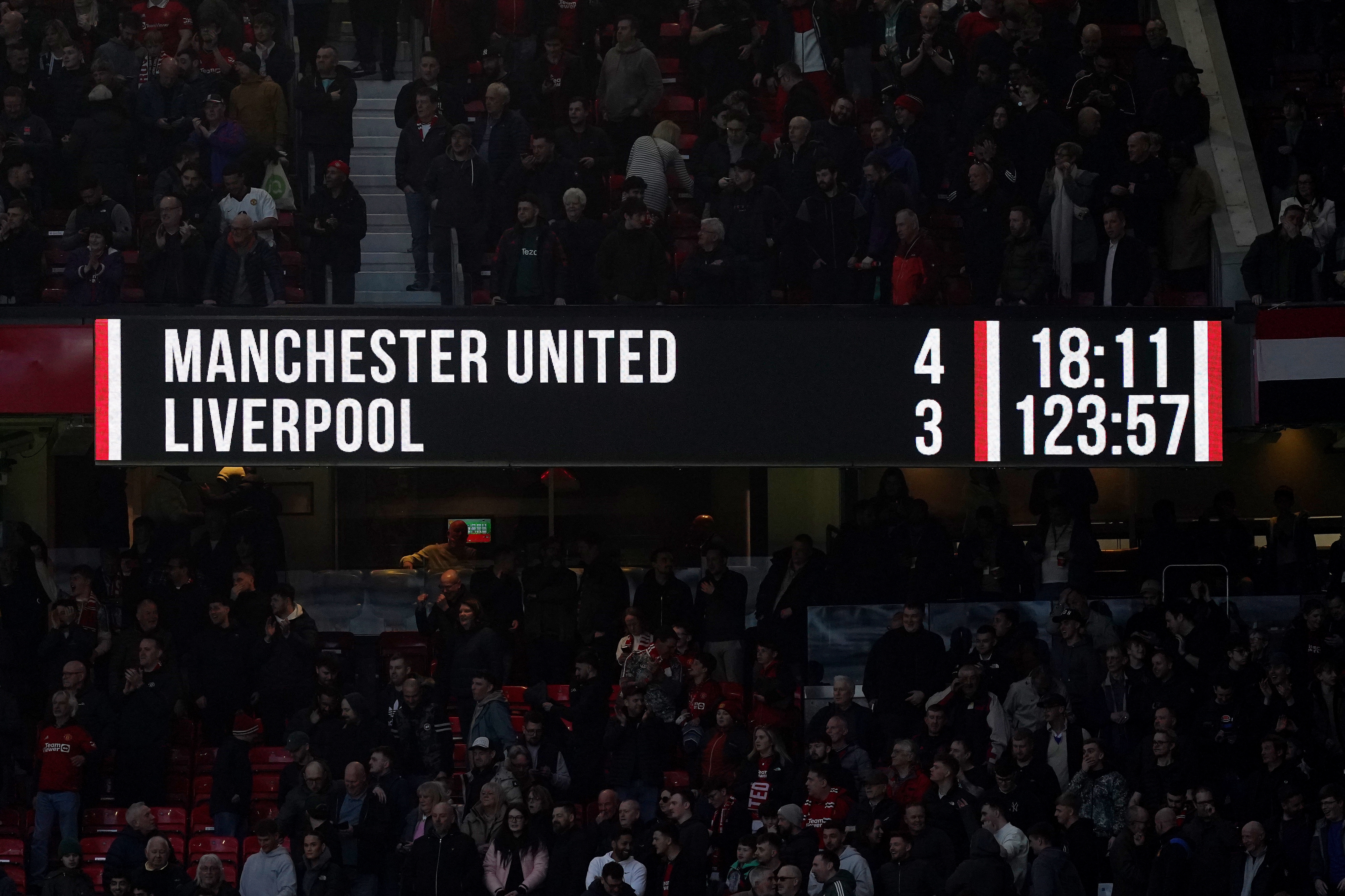 United snatched victory in a pulsating contest