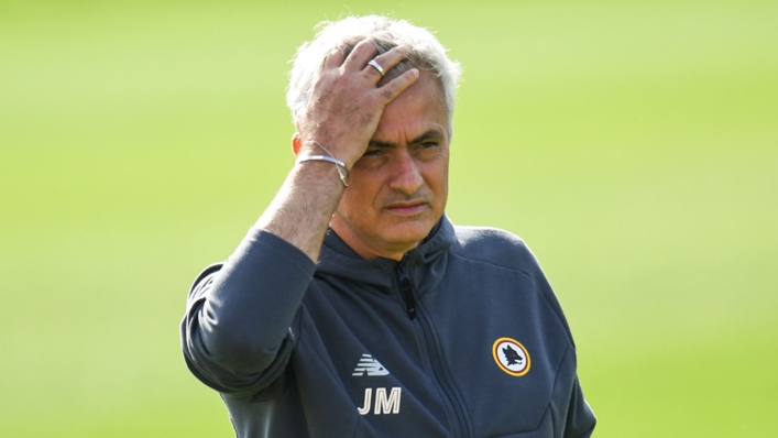 Jose Mourinho saw Roma slide to a dismal defeat