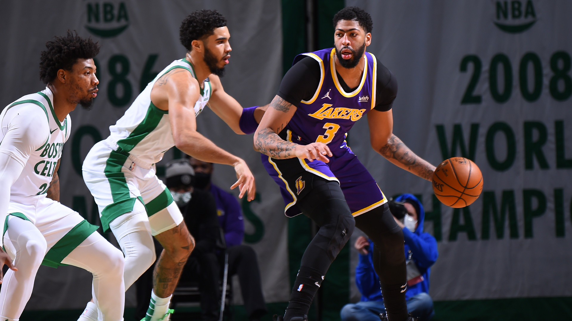 Davis pleased to see Lakers get a 'little revenge' against Celtics