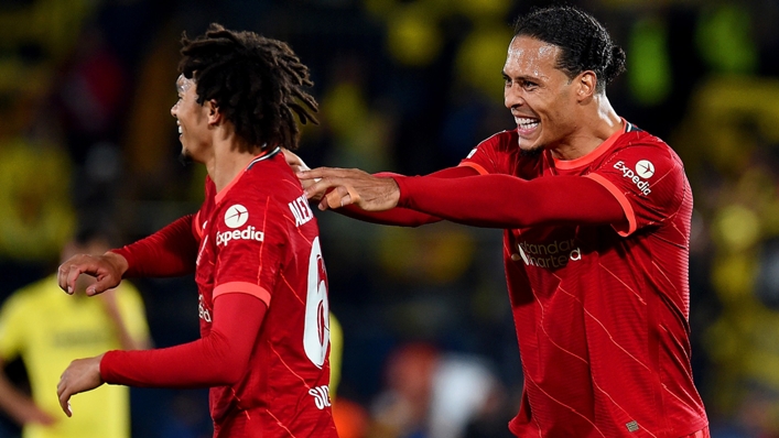 Liverpool teammates Trent Alexander-Arnold and Virgil van Dijk