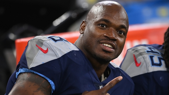 Seattle Seahawks running back Adrian Peterson