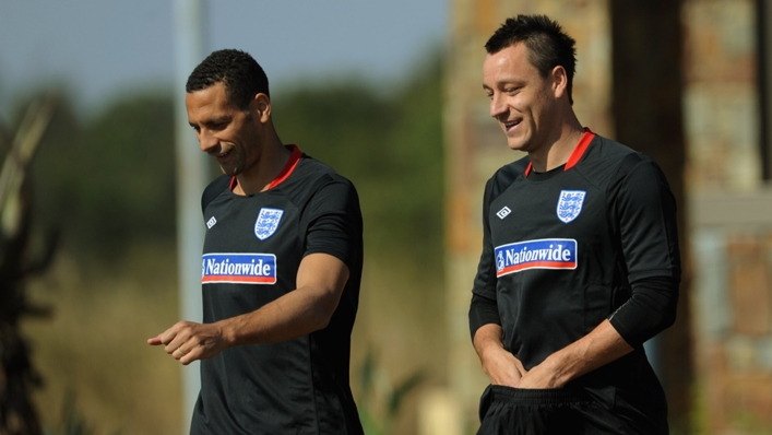 Rio Ferdinand and John Terry are former England team-mates