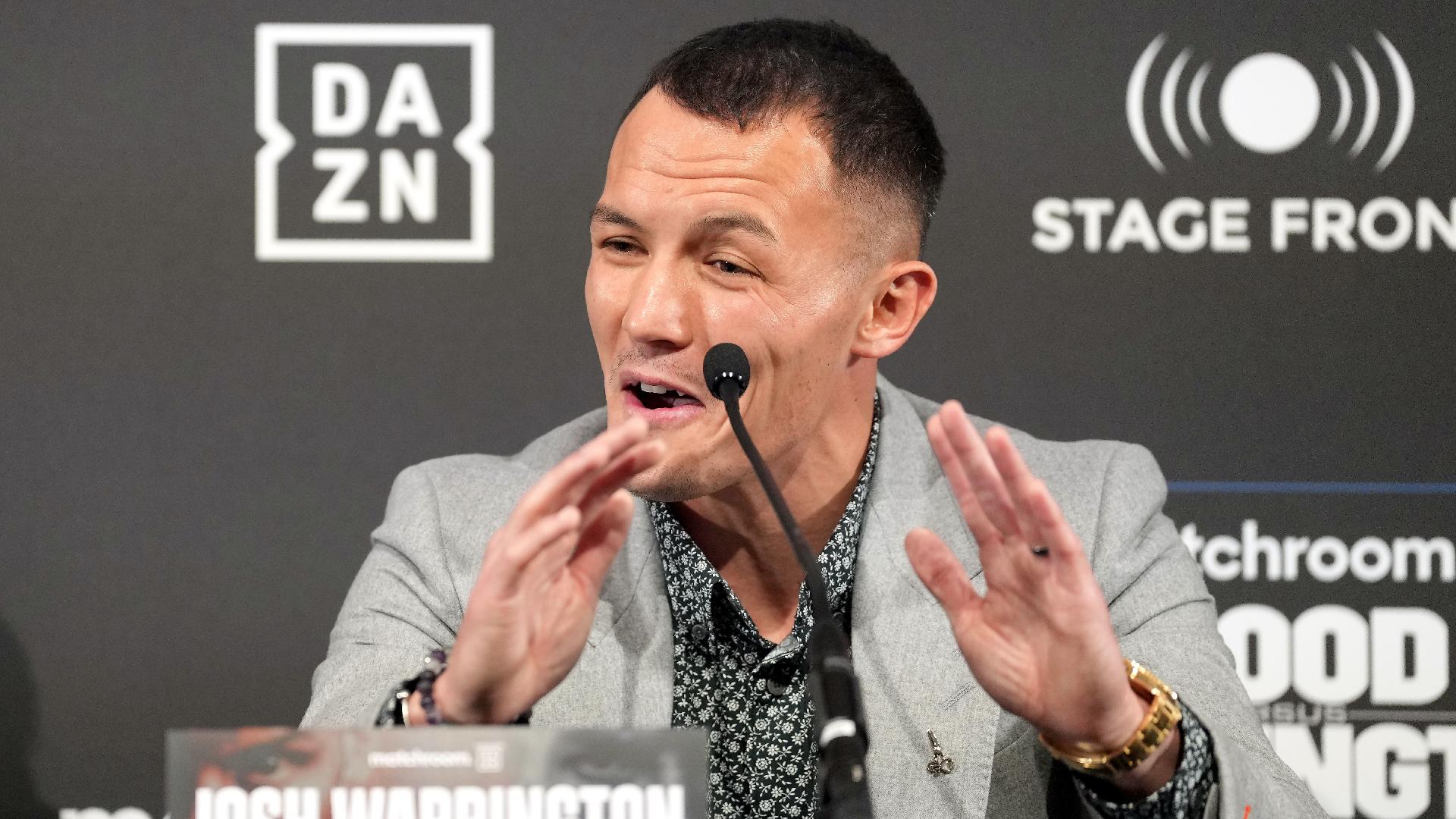 Josh Warrington vows to halt Leigh Wood’s rise as British pair prepare to fight