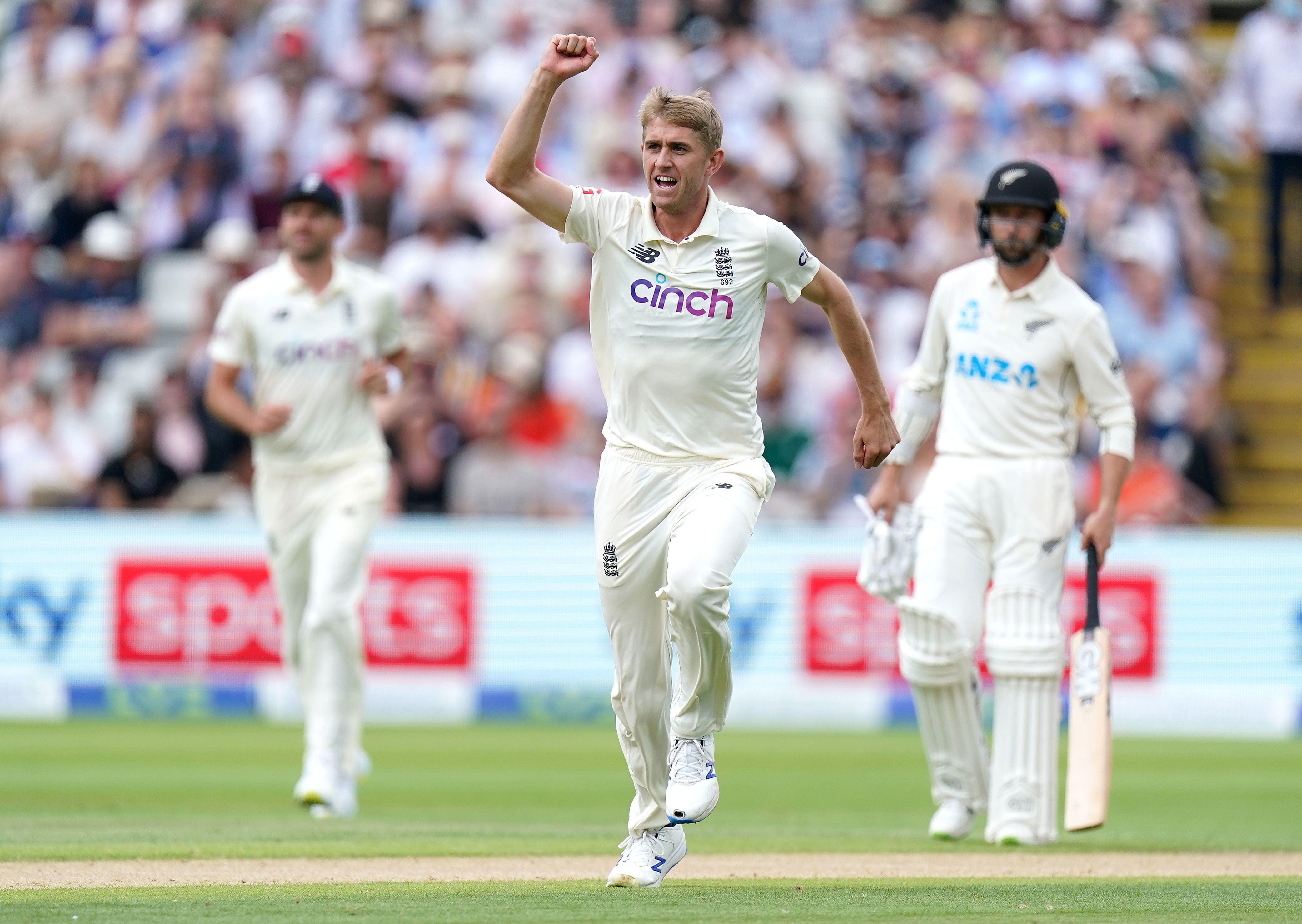 Olly Stone has taken 10 wickets in three Tests (Mike Egerton/PA)