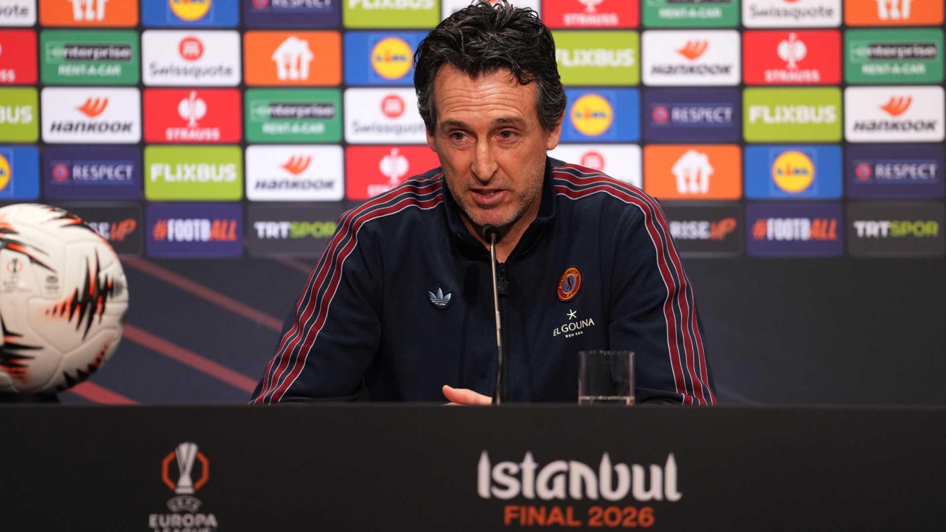 Emery urges Villa to use Europa League final pressure in a positive way