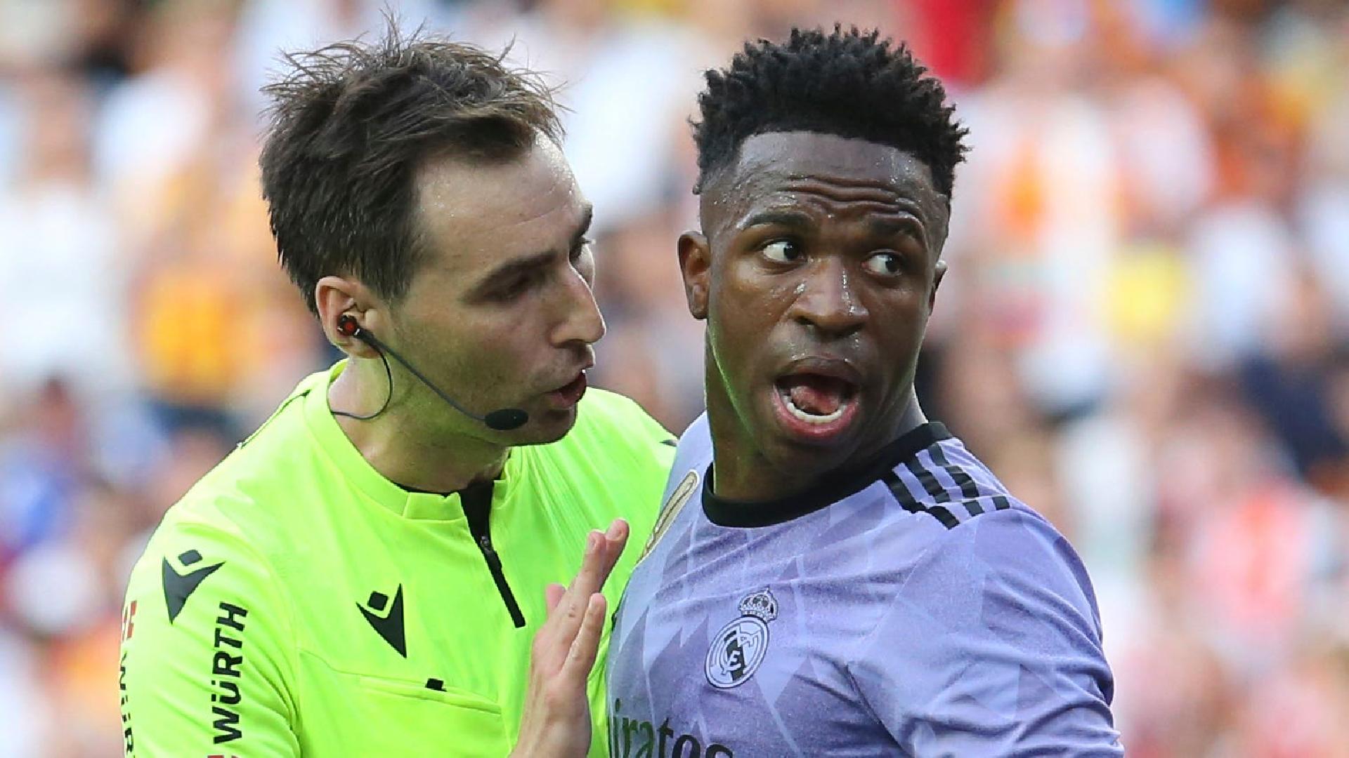 Vinicius Jr was racially abused at Valencia last Sunday