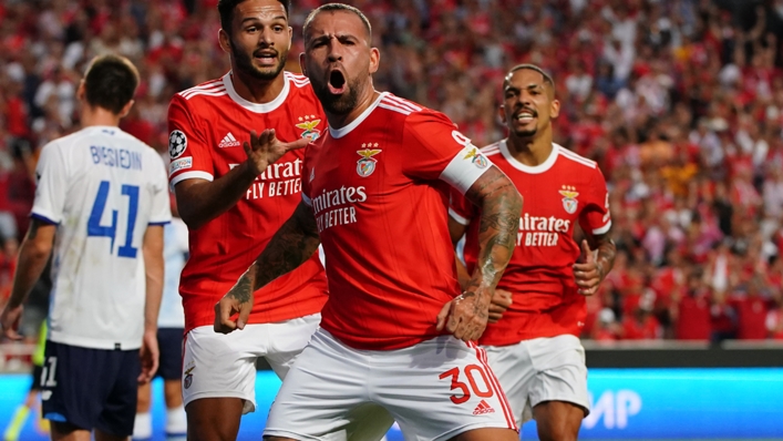 Nicolas Otamendi made it 3-0 to Benfica on aggregate