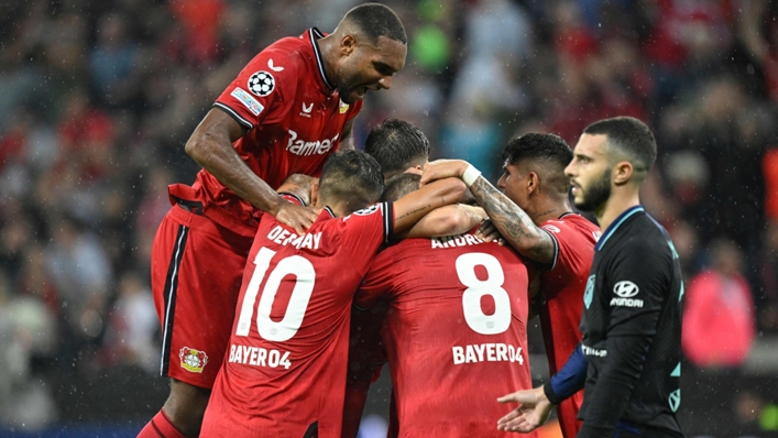Leverkusen celebrate against Atletico