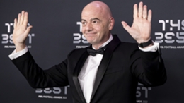 FIFA's Gianni Infantino attended the awards event that has come under fire in Croatia
