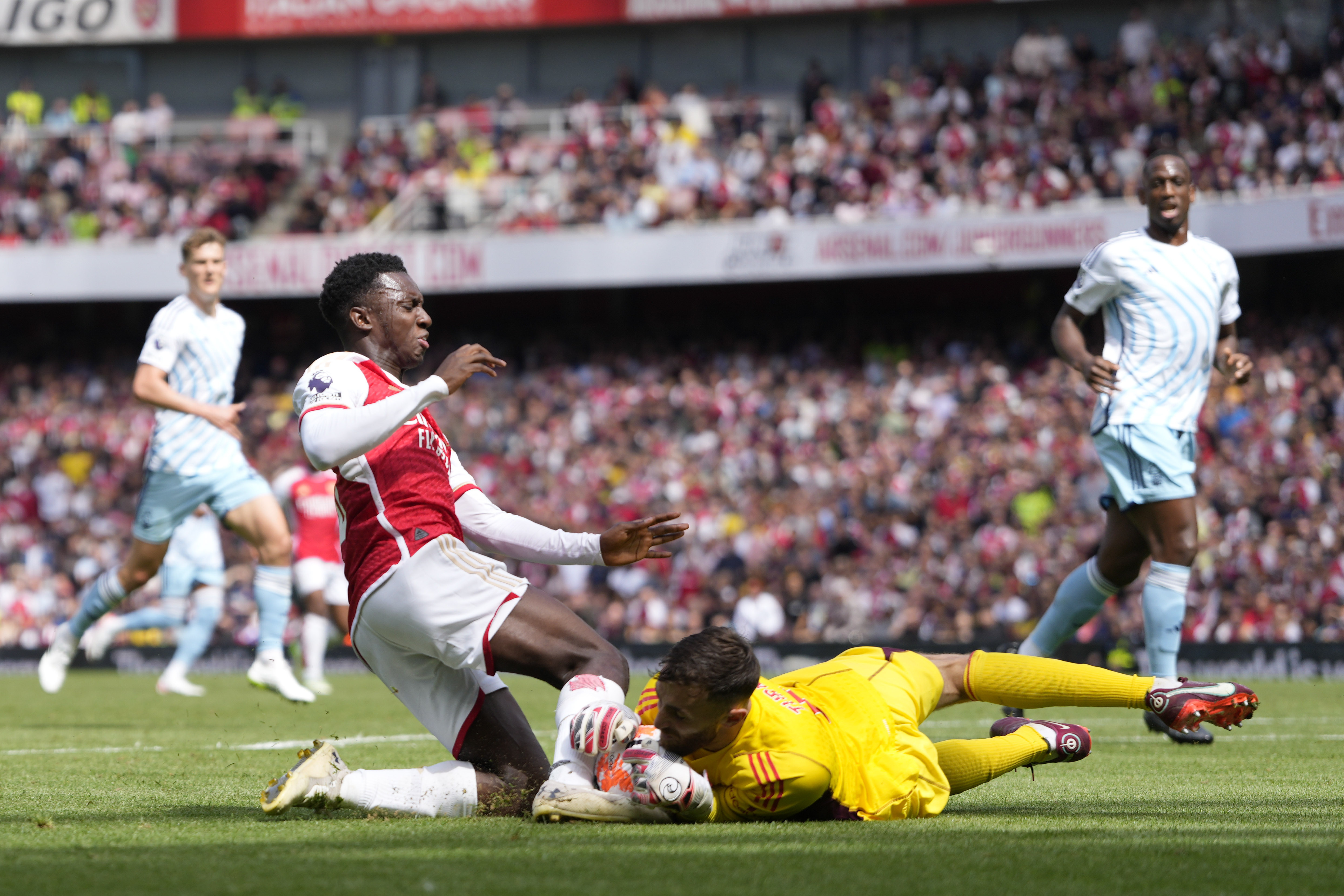 Arsenal defender William Saliba 'really happy' to be back after injury