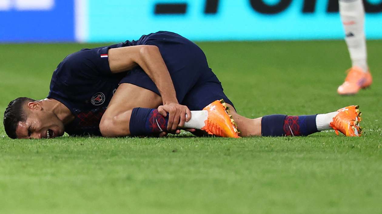 PSG's Hakimi, Dembele and Mendes set for long lay-offs