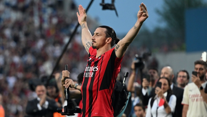 Zlatan Ibrahimovic laps up the acclaim after Milan clinch the Serie A title