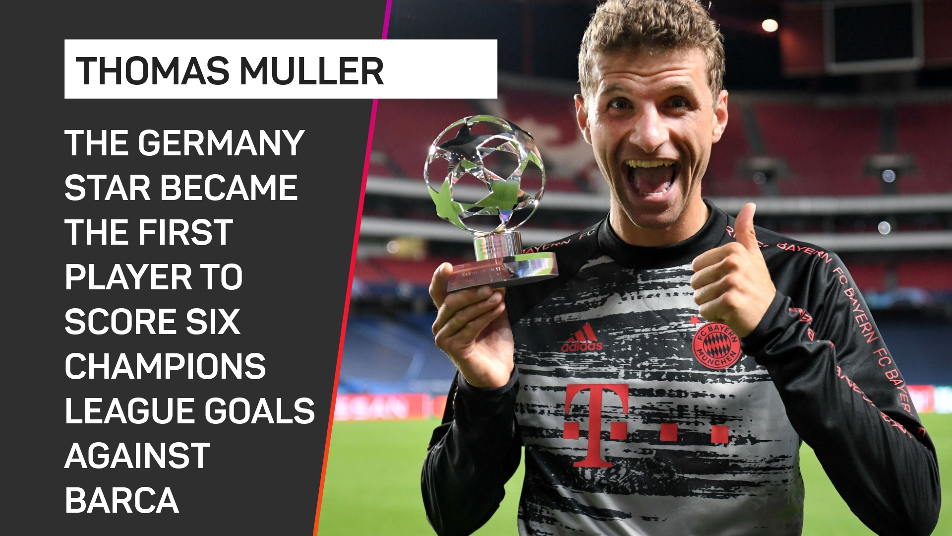 Thomas Muller Barcelona 2-8 Bayern Munich