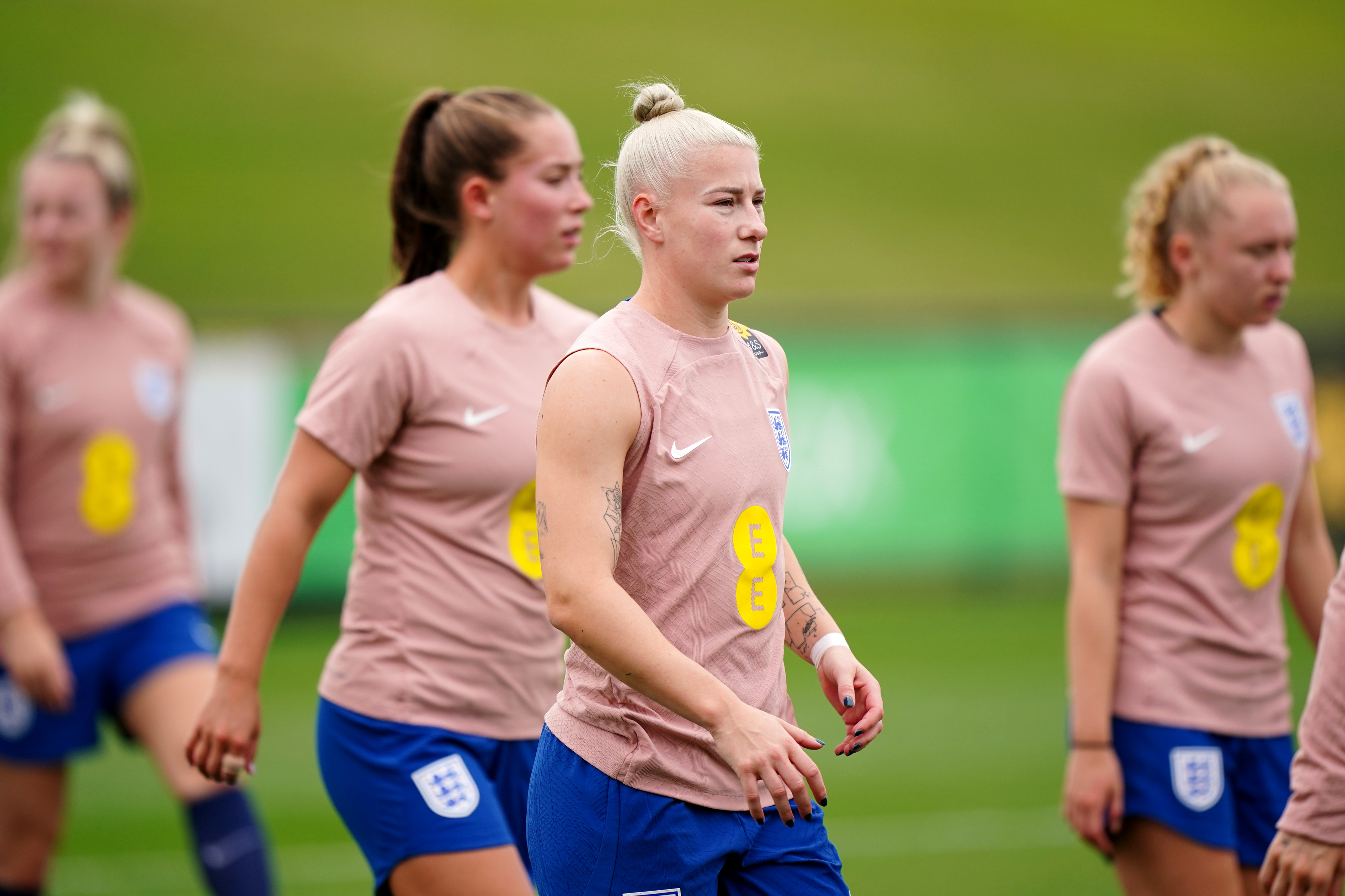 Bethany England did not feature in the Lionesses' behind-closed-doors training match with Canada