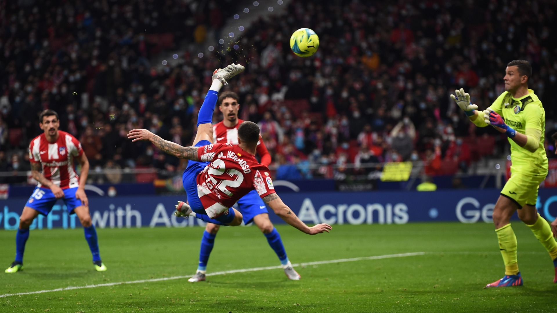 Mario Hermoso got Atletico's late winner