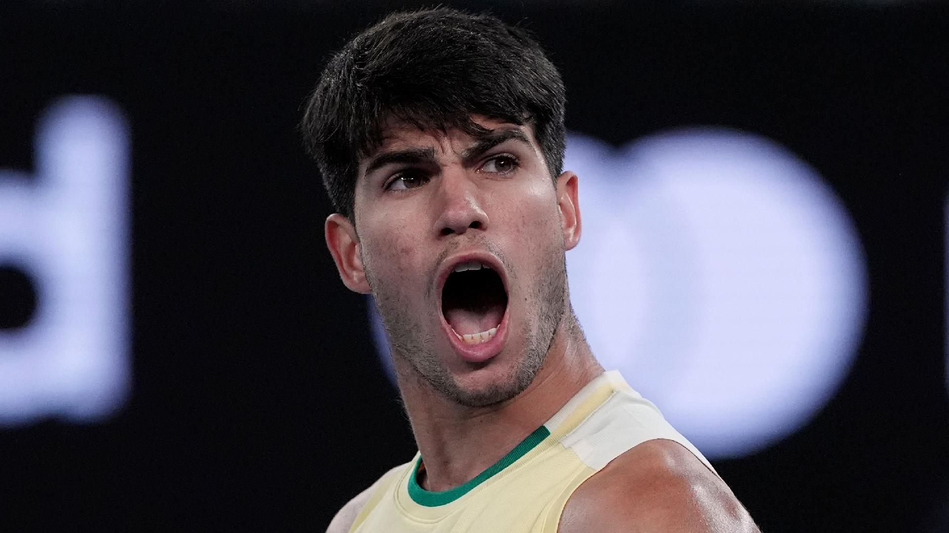 Carlos Alcaraz excels to reach star-studded last eight at Australian Open