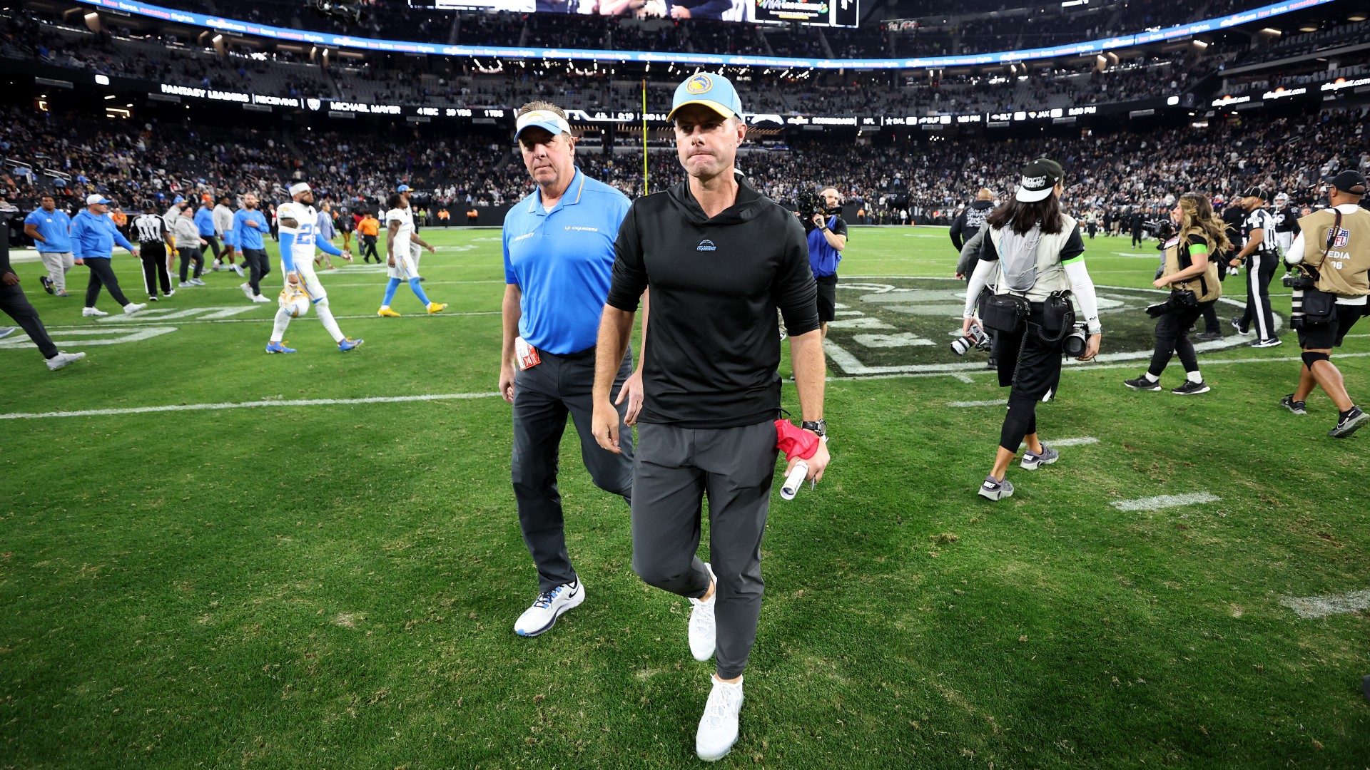 Chargers fire coach Staley, GM Telesco