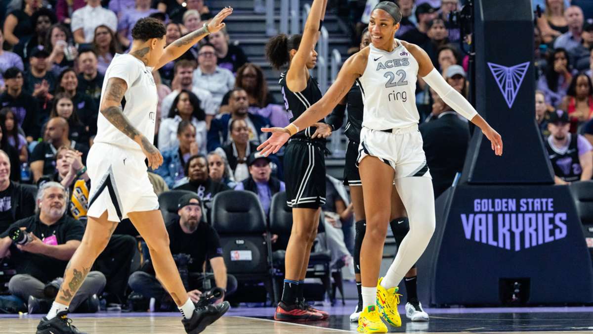 Wilson's clutch free throws help Aces top Valkyries