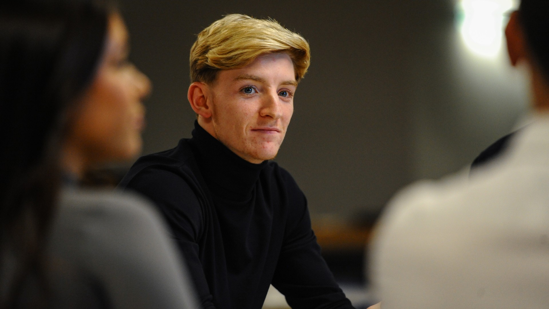 Anthony Gordon was on Tyneside this weekend