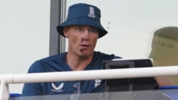 Andrew Flintoff watches England take on New Zealand on Friday (Joe Giddens/PA)