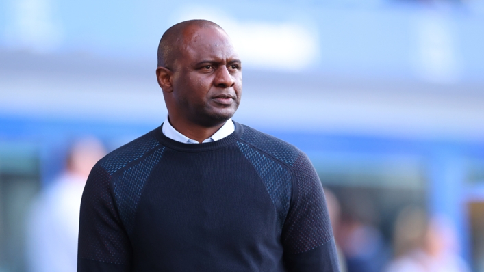 Crystal Palace boss Patrick Vieira was taunted by an Everton fan on the pitch after the Eagles' 3-2 loss