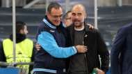 Maurizio Sarri and Pep Guardiola