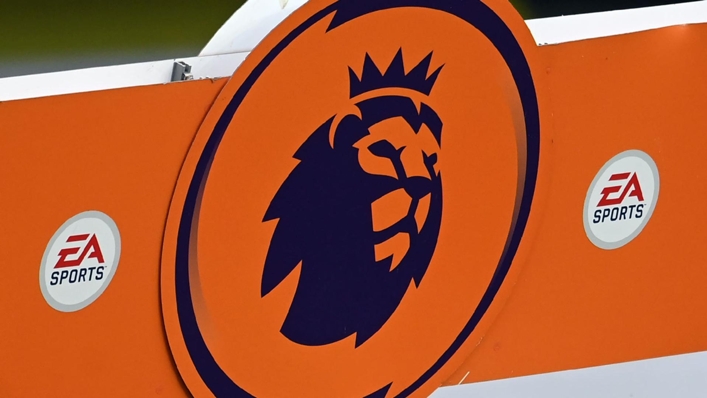 A general view of the premier league logo before the Premier League match at the Emirates Stadium, London. Picture date: Sunday May 9, 2021.