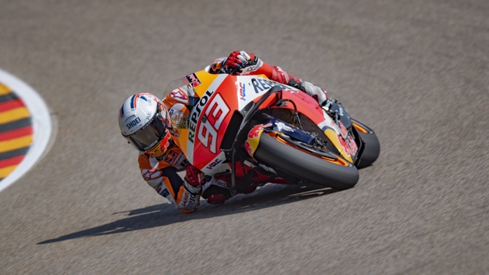 Marc Marquez once again triumphed at the German Grand Prix