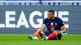 Kylian Mbappe sustained an injury against Denmark