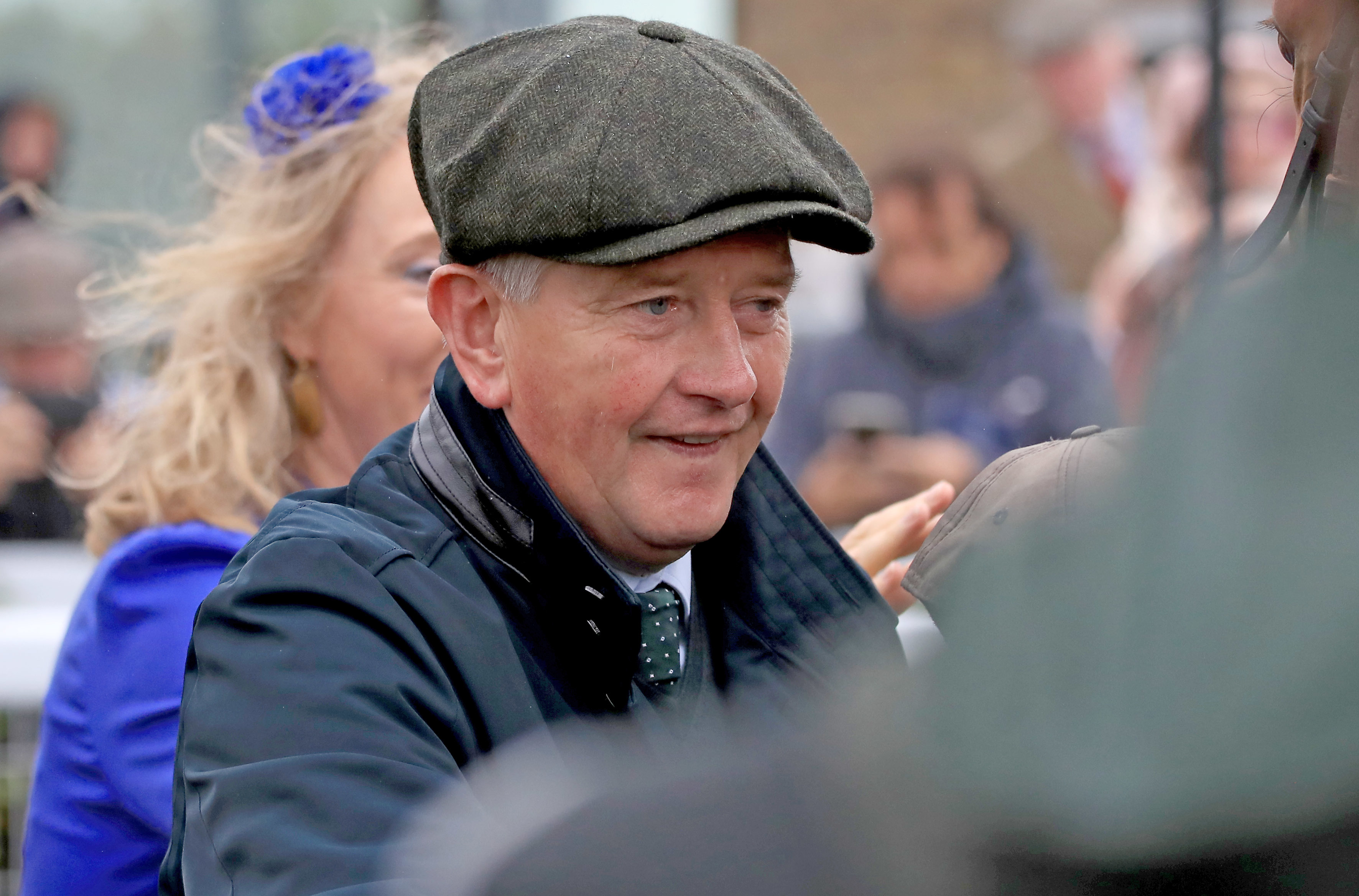 Trainer John Quinn following Highfield Princess' victory at the Curragh last season