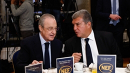 Florentino Perez and Joan Laporta both support the European Super League