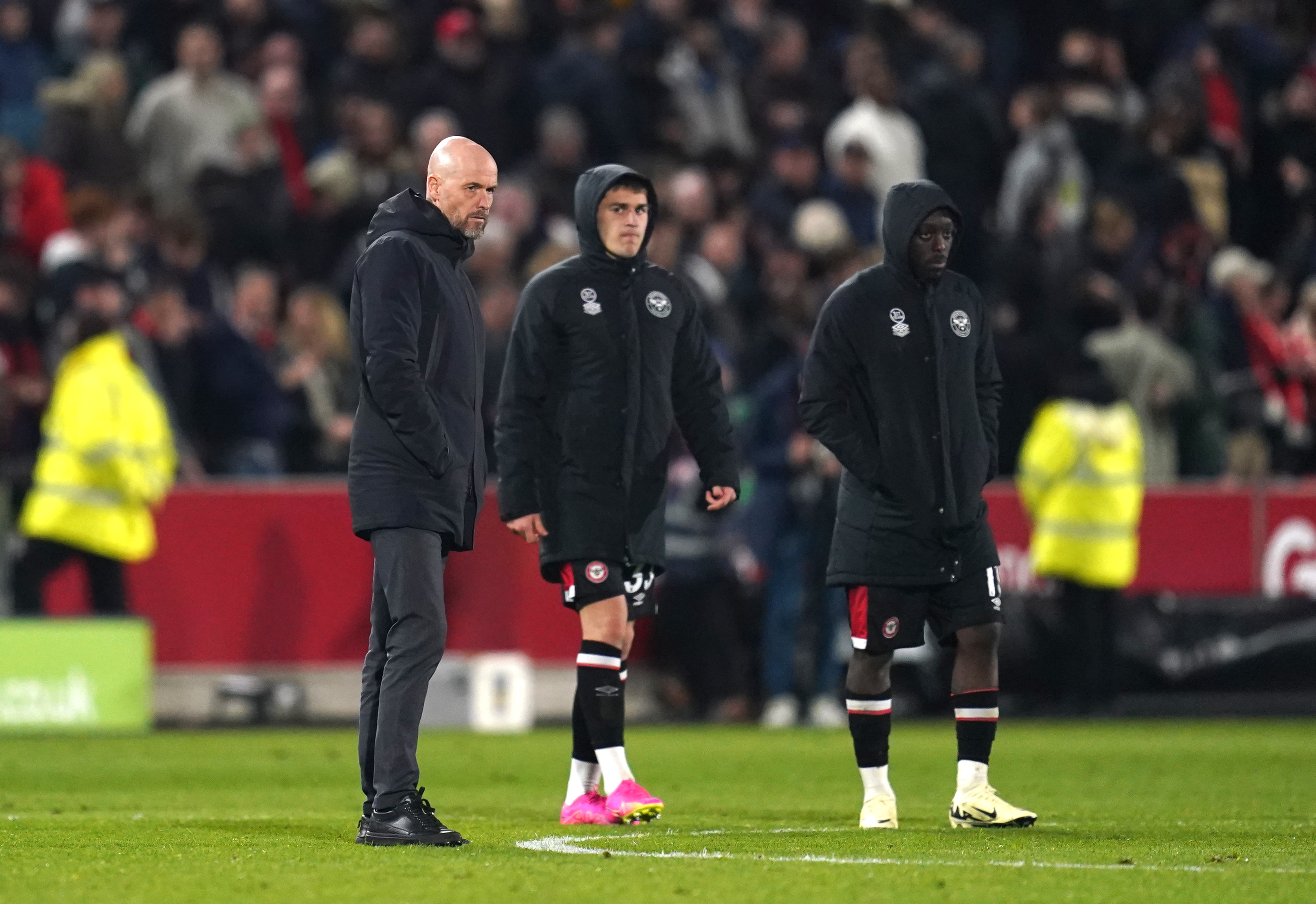 Erik ten Hag's men underperformed at Brentford