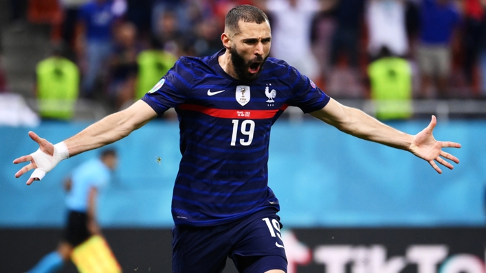 Karim Benzema scored four times at Euro 2020 as France disappointed
