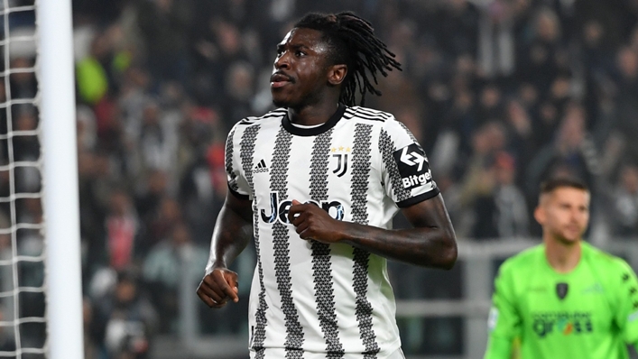 Moise Kean ended his goal drought against Empoli