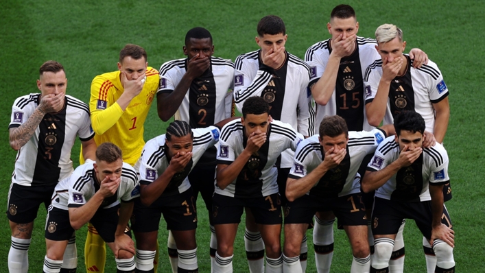 Germany made a stand against FIFA before their Japan defeat, suggesting they had been silenced