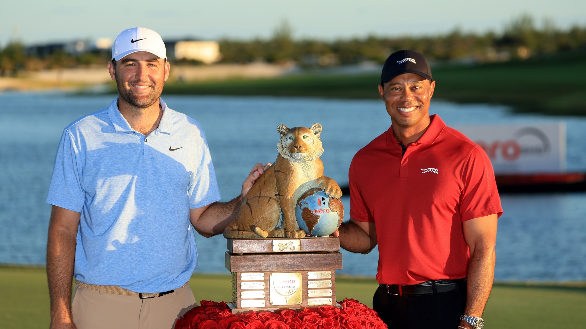 Scheffler on matching Woods' record: "There's only one Tiger"