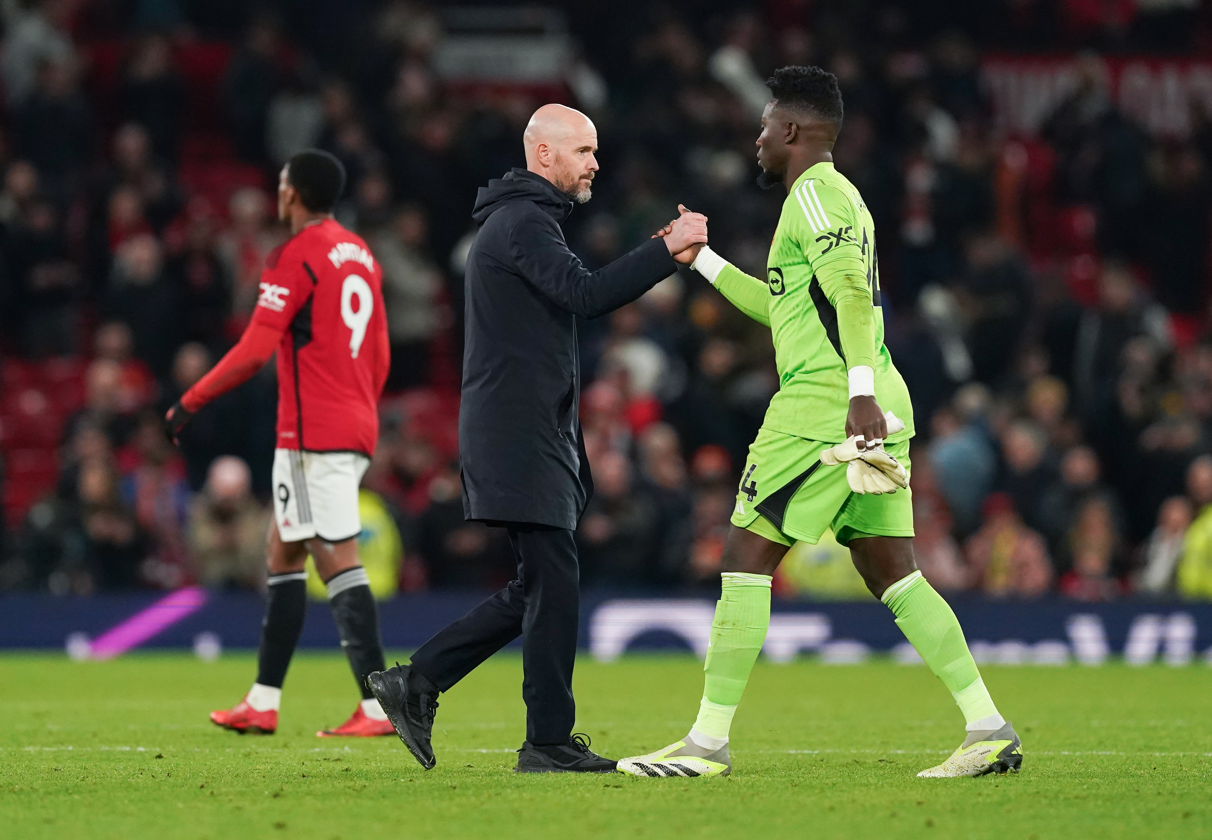 Andre Onana played under Erik ten Hag at Ajax before linking back up at Old Trafford
