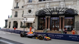 Max Verstappen triumphed on a rain-affected day in Monte Carlo (Luca Bruno/AP)