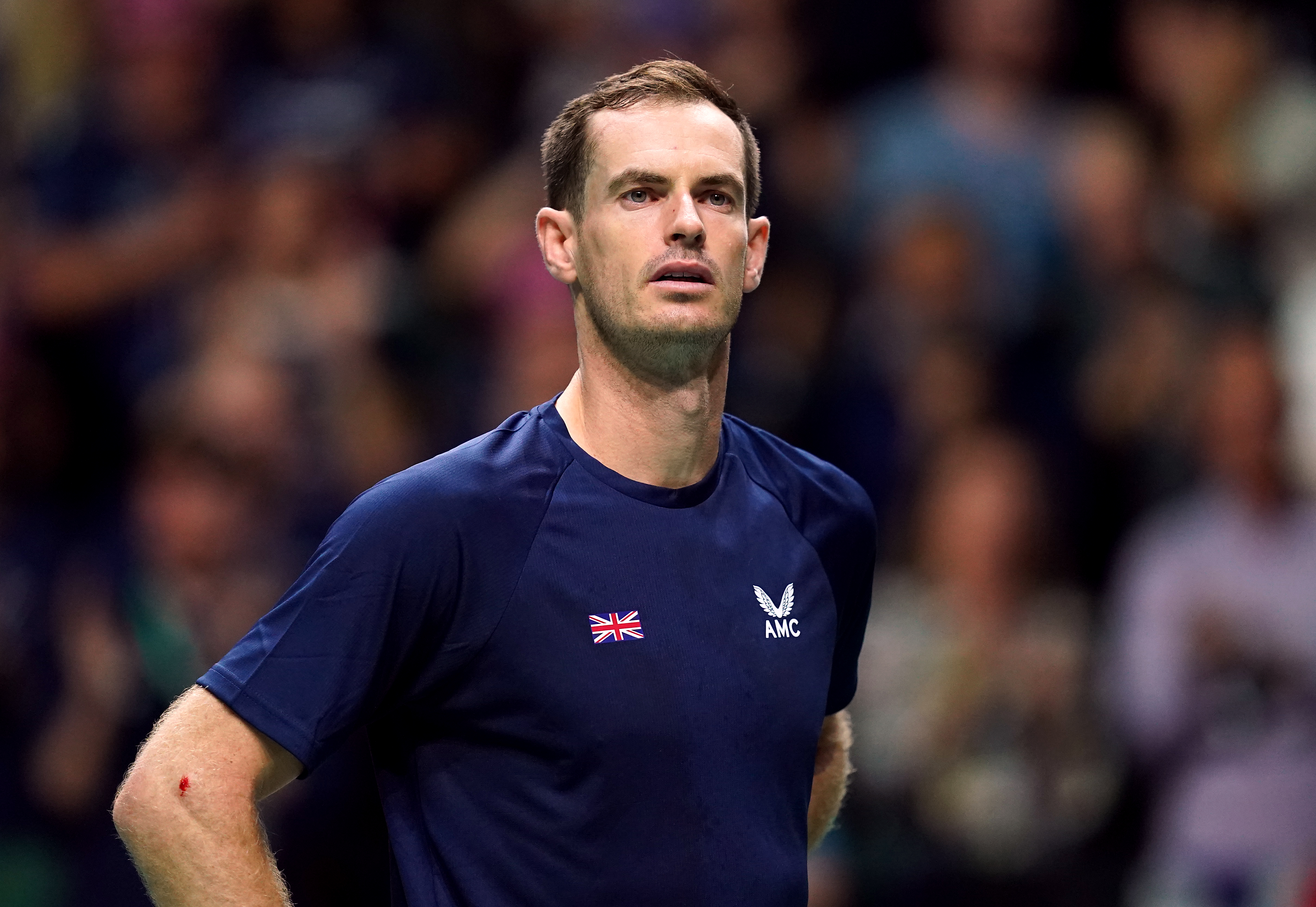 Andy Murray broke down in tears during his post-match interview