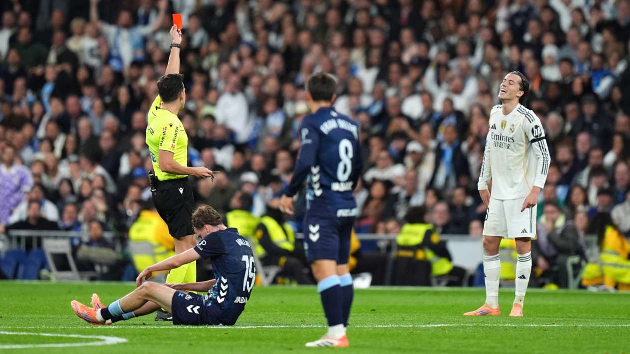 Real Madrid 0-2 Celta Vigo: Alonso's side implode with two red cards in shock defeat