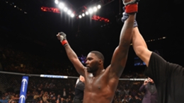 Anthony Johnson pictured after beating Jimi Manuwa in 2015
